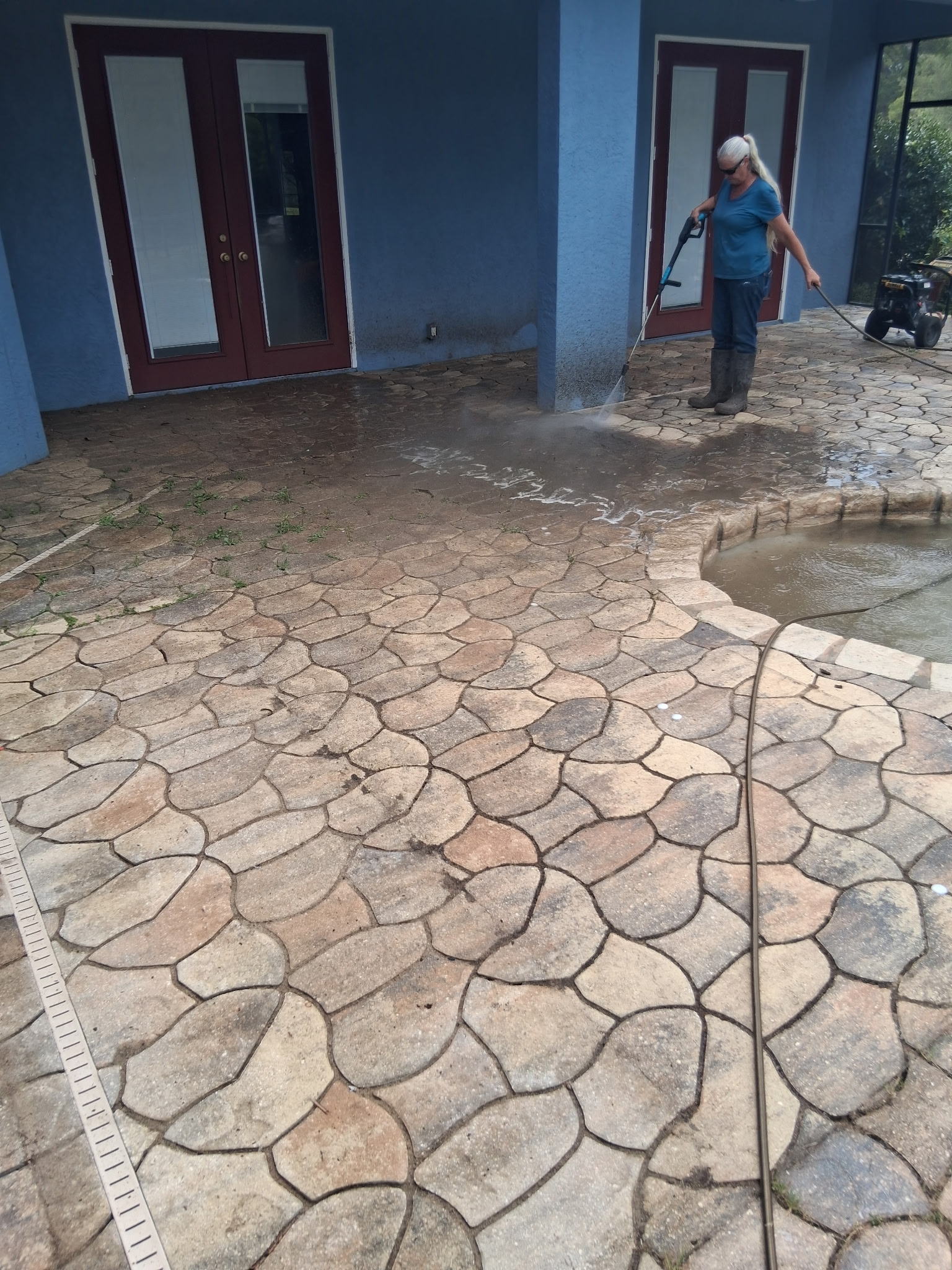 Pool deck pavers