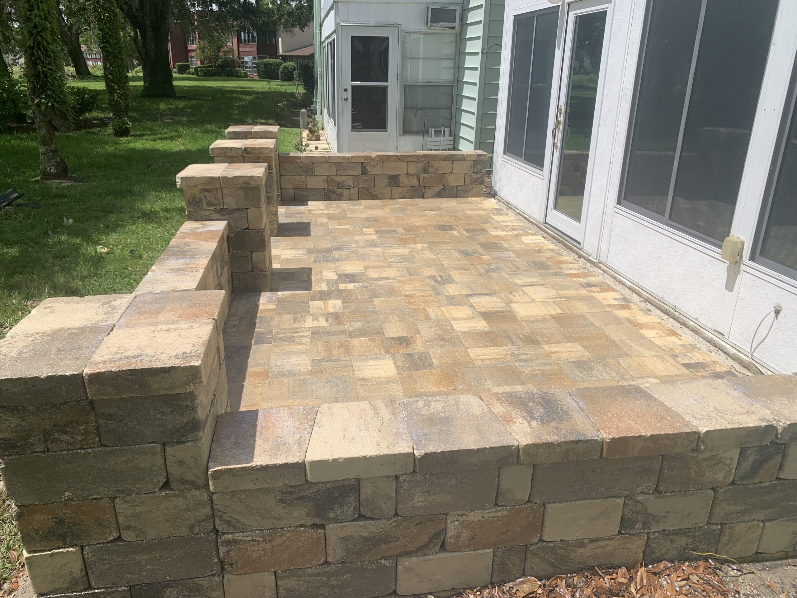Pavers after sealing