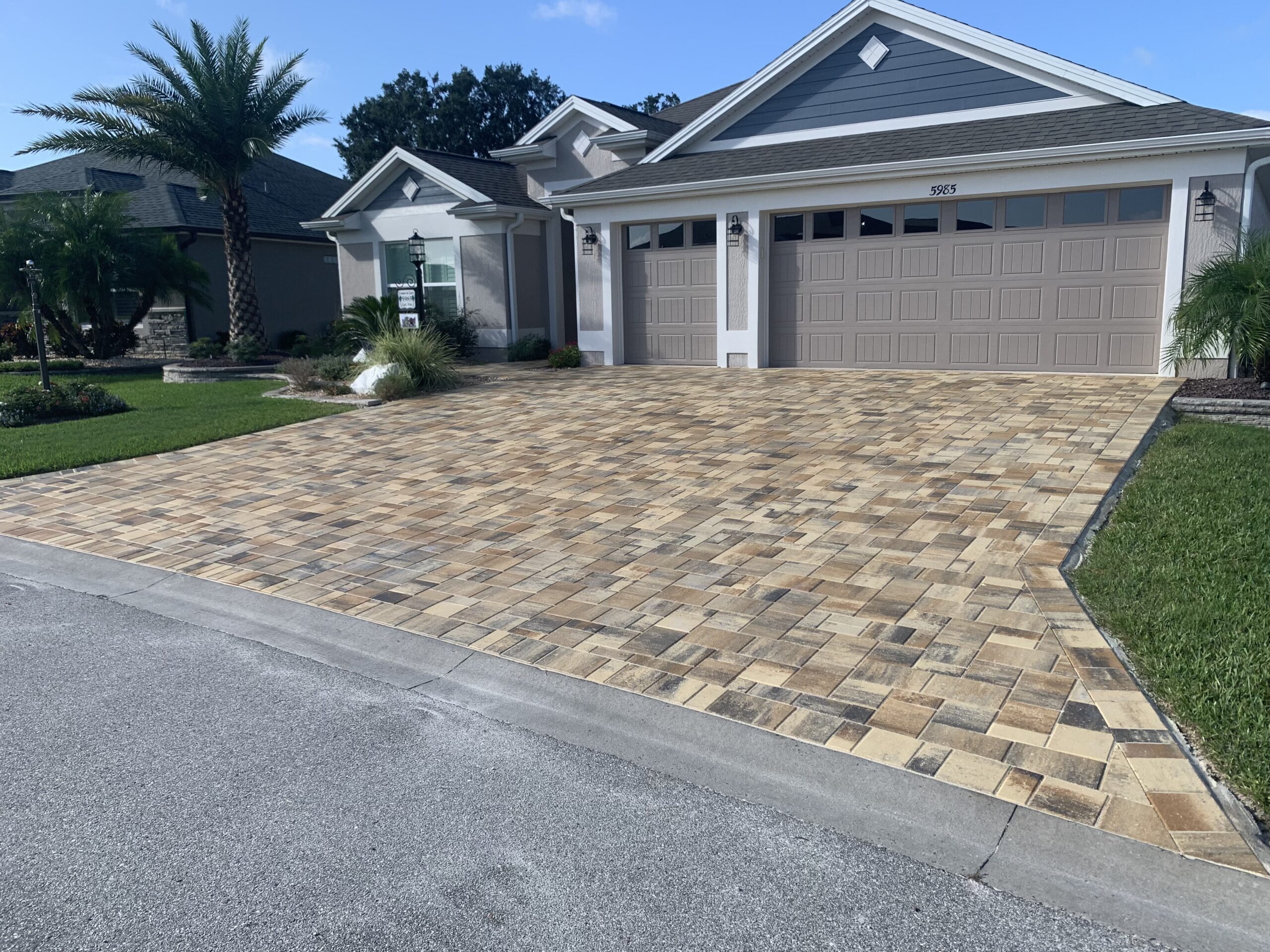 Sealed driveway in The Villages